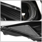 2013-2016 Ford Escape 3D LED DRL Projector Headlights Black Housing