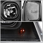 2004-2008 Ford F-150 3D LED C-Bar Headlights Black Housing Clear Corner