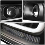 15-18 Chevrolet Suburban/Tahoe 3D LED Projector Headlights Black