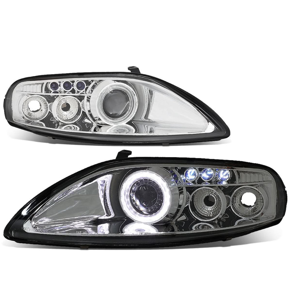 92-00 Lexus SC300/SC400 LED DRL Halo Projector Headlights Chrome