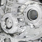 09-14 Ford F-150 LED Halo Projector Headlights Chrome Housing