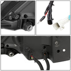 04-17 Freightliner Columbia LED Projector Headlights - Black Housing