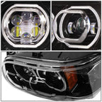 2008-2021 Peterbilt 388/389/567 Black Headlights