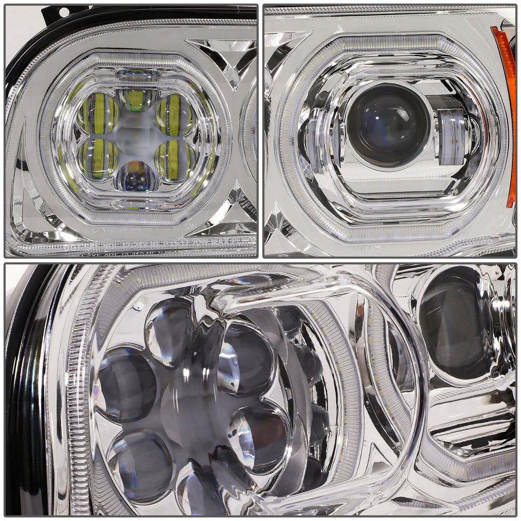 08-15 Peterbilt 388 / 08-21 389 / 14-21 567 Clear Headlights