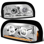 96-10 Freightliner Century Projector Headlights - Clear
