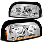 96-10 Freightliner Century Projector Headlights - Clear