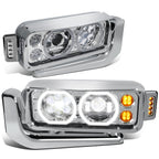 81-88 Peterbilt 359 / 87-07 379 / 08-21 389 LED Clear Headlights