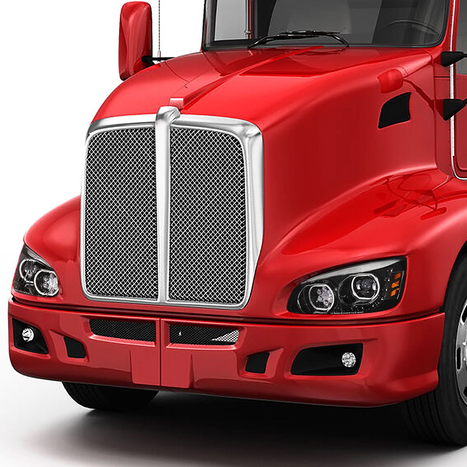 08-19 Kenworth T170/T270/T370 16-19 T300 08-18 T660 11-15 T700 Black Headlights
