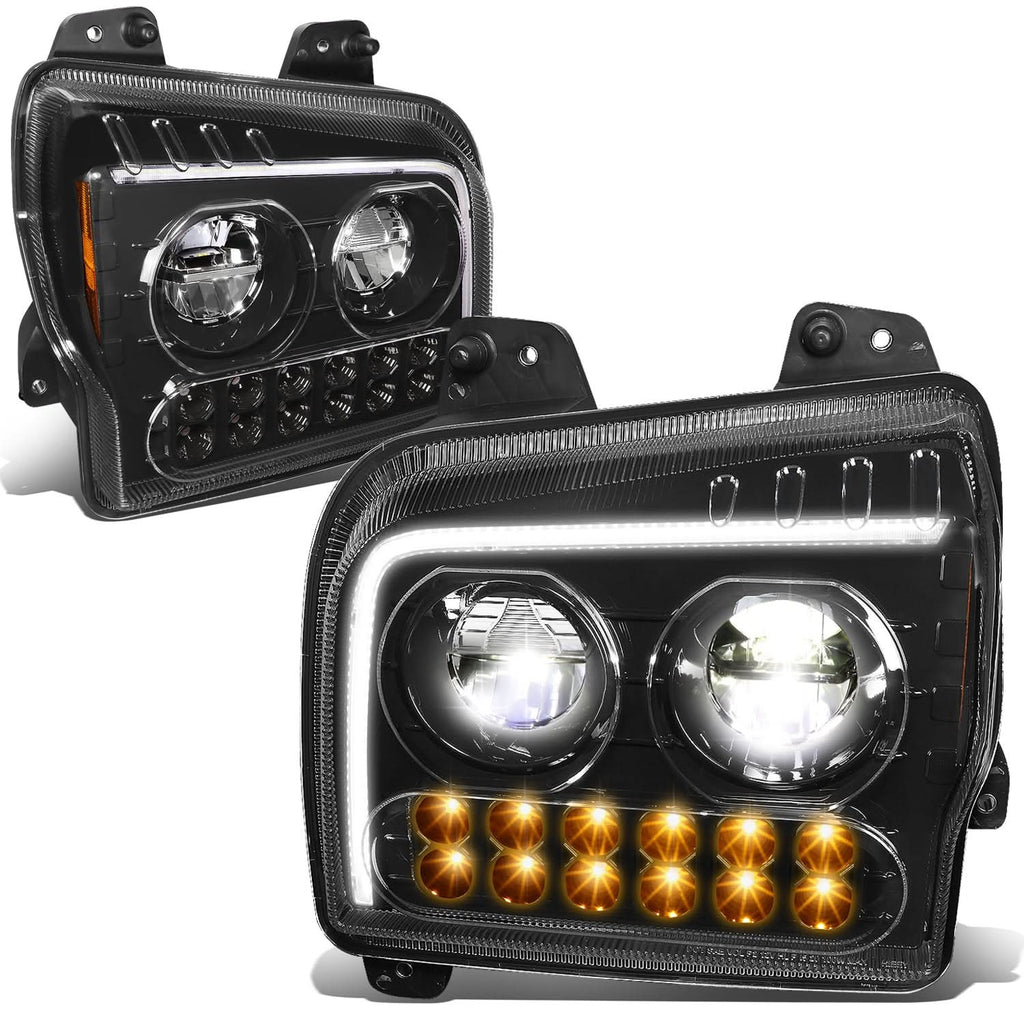 2019-2022 Kenworth W990 Black Headlights