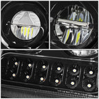 2019-2022 Kenworth W990 Black Headlights