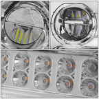 2019-2022 Kenworth W990 Chrome Headlights