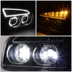 2019-2022 Kenworth T880 Black Headlights