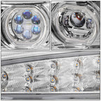 2019-2022 Kenworth T880 Chrome Headlights