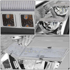 18-21 Volvo VNL/VNR Sequential LED Headlights Chrome