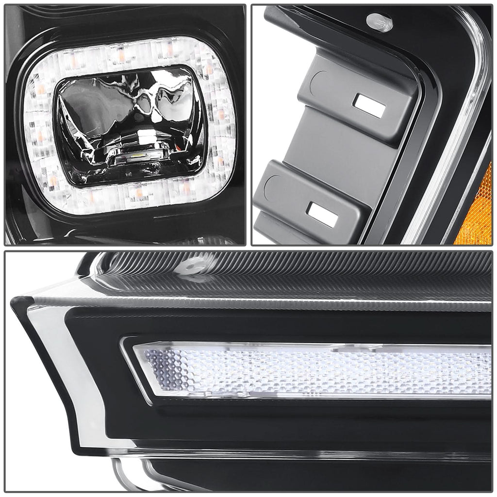 2018-2019 Ford F150 Black Headlights