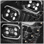 04-18 Volvo VN VNL LED RGB DRL Sequential Turn Signal Headlights