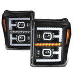 2011-2016 Ford F-250/F-350/F-450/F-550 Sequential LED Projector Headlights