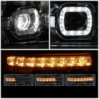2011-2016 Ford F-250/F-350/F-450/F-550 Super Duty Sequential LED Headlights