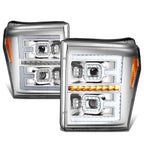 2011-2016 Ford F-250/F-350/F-450/F-550 Super Duty Sequential LED Headlights