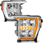 2021-2023 Ford F-150 LED Headlights w/ 3D Light Bar & Sequential Turn Signal