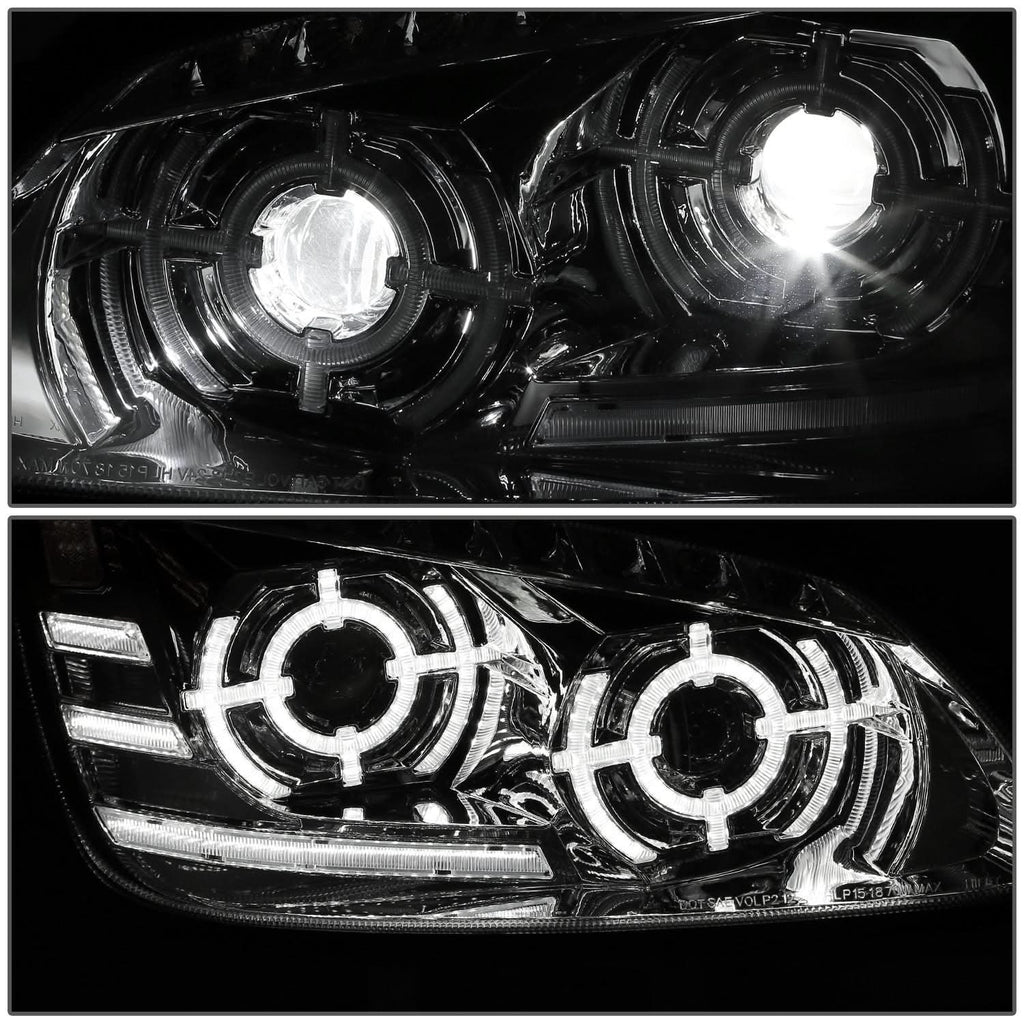 2008-2017 Kenworth T660 Full LED Sequential Turn Signal Projector Headlights