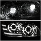 2008-2017 Kenworth T660 Full LED Sequential Turn Signal Projector Headlights