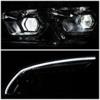 2008-2017 Kenworth T660 LED Sequential Projector Headlights Chrome
