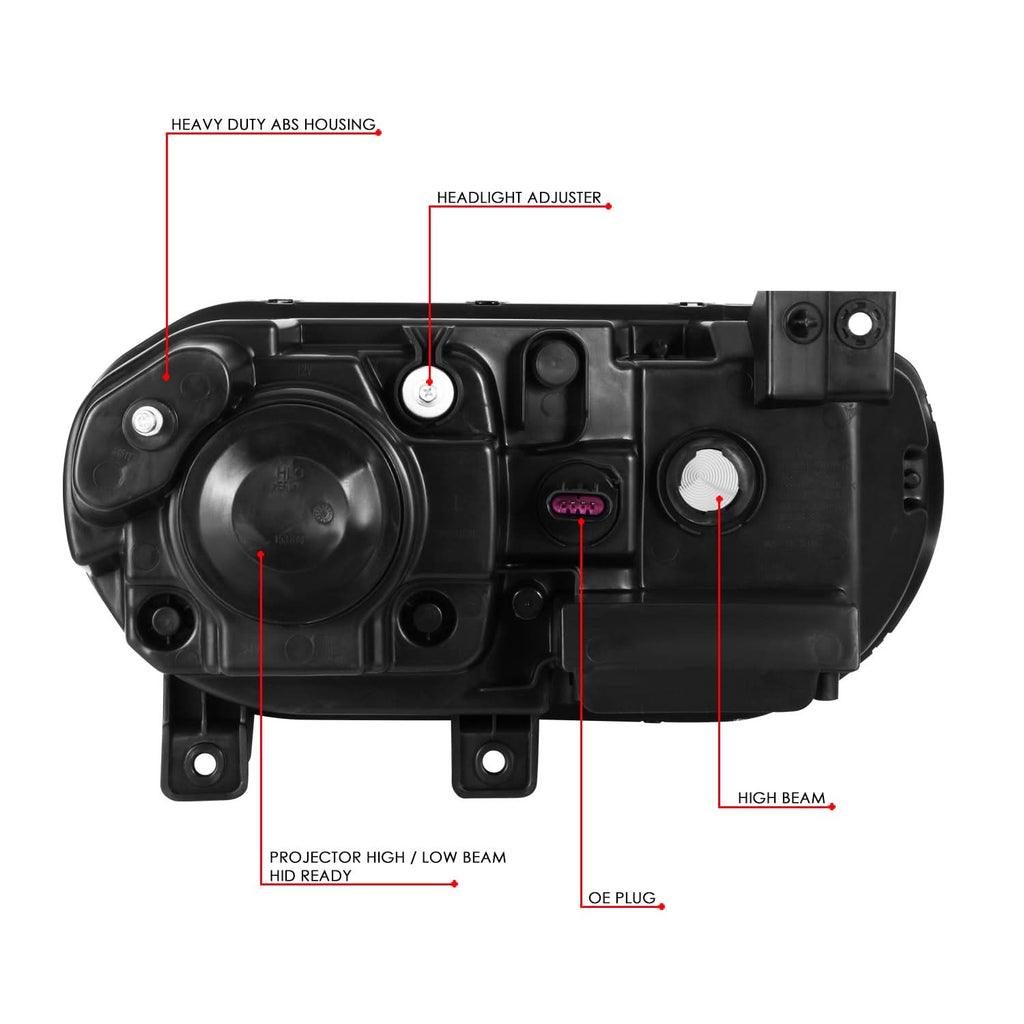 2008-2014 Dodge Challenger OE Style HID Headlights