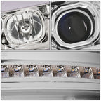 07-14 Chevrolet Avalanche Tahoe Suburban LED DRL C-Bar Headlights