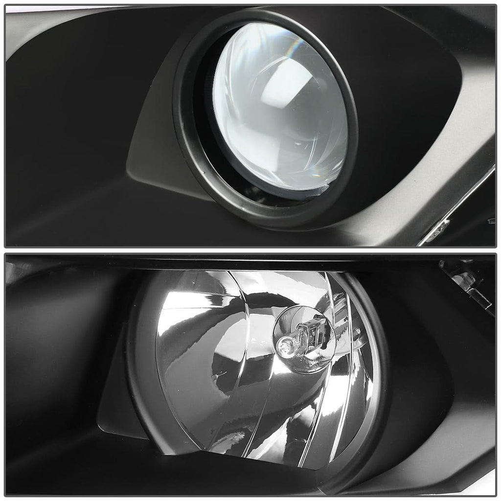 07-17 Chevrolet Silverado LED DRL Dual LED Headlights Black Housing