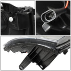 07-17 Chevrolet Silverado LED DRL Dual LED Headlights Black Housing