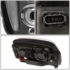 02-09 Chevrolet Trailblazer LED DRL OE Style Headlights - Black Housing