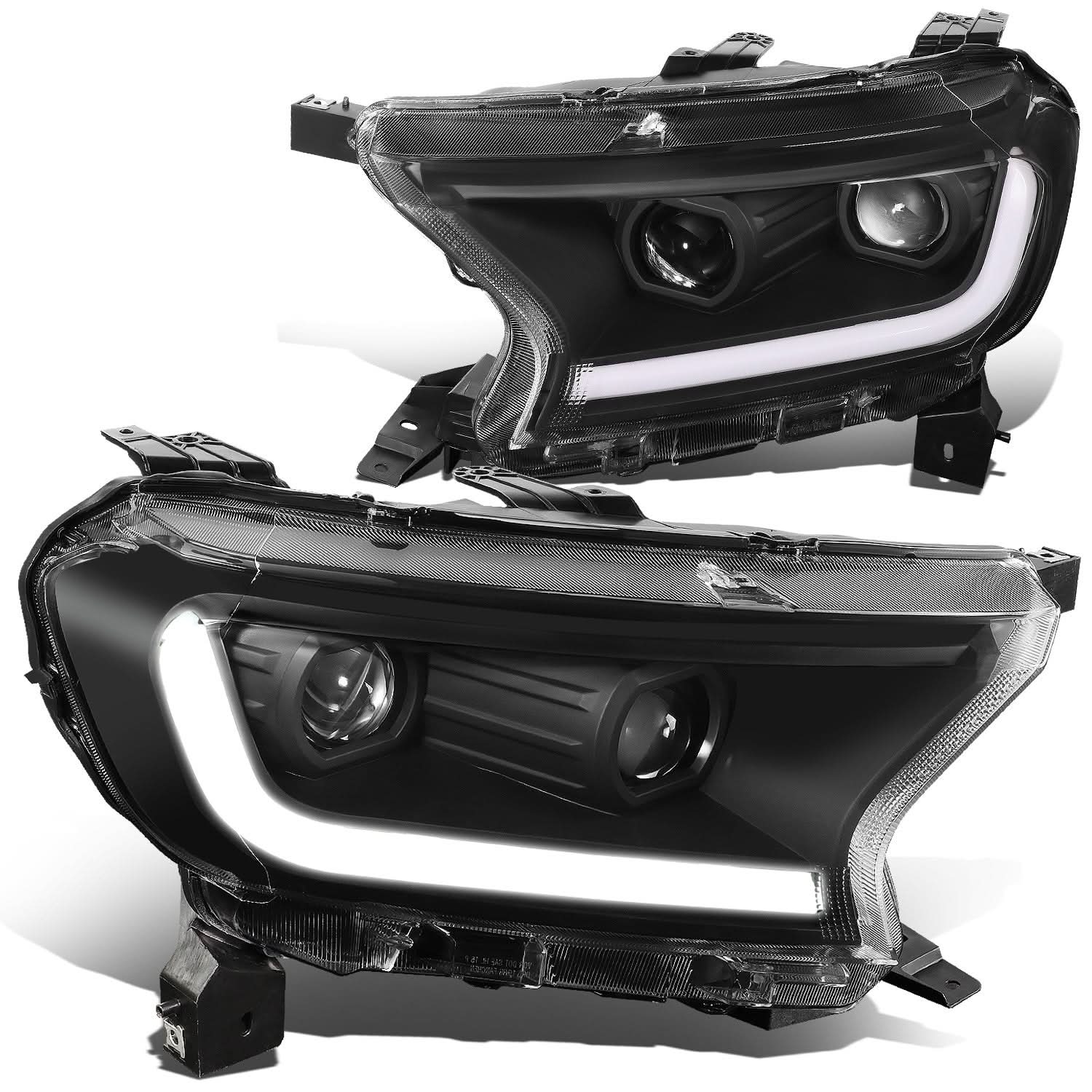 2019-2021 Ford Ranger Sequential LED DRL Switchback Headlights
