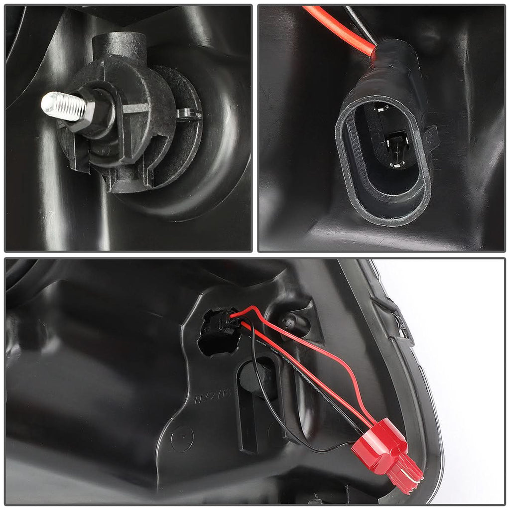 2011-2013 Jeep Grand Cherokee Projector Headlights Black Housing