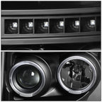11-16 Ford F-250 F-350 F-450 F-550 Super Duty LED Halo Projector Headlights