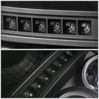 11-16 Ford F-250 F-350 F-450 F-550 Super Duty LED Halo Projector Headlights