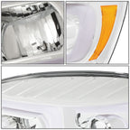 06-09 Dodge Ram Projector Headlights w/ LED DRL Chrome Housing