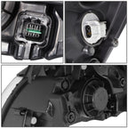 2006-2008 Kia Rio Chrome Housing Clear Corner Headlights