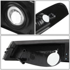 04-12 Chevrolet Colorado LED DRL Headlights Black Housing Clear Corner
