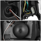 07-14 Cadillac Escalade Projector Black Housing Headlights