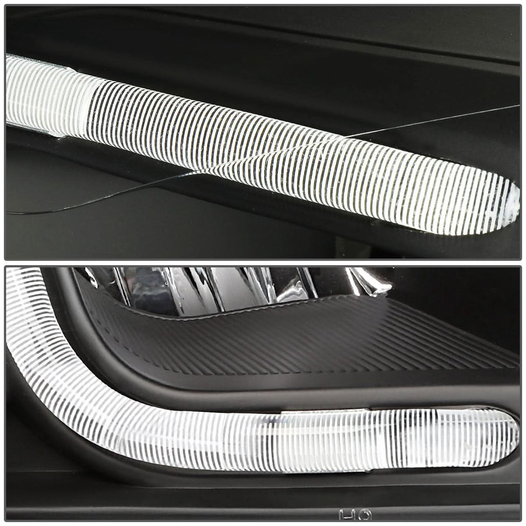 06-16 Chevrolet Impala/Monte Carlo LED DRL Headlights - Black