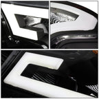 2015-2017 Ford F-150 LED DRL Headlights - Black Housing