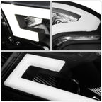 2015-2017 Ford F-150 LED DRL Black Housing Headlights