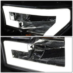 2015-2017 Ford F-150 LED DRL Headlights Chrome Housing