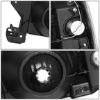 87-91 Ford Bronco F-150 F-250 F-350 LED DRL Headlights Black Housing