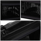 87-91 Ford Bronco F-150 F-250 F-350 LED DRL Headlights Black Smoke
