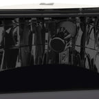 92-96 Ford F-150 F-250 F-350 Bronco Dual LED DRL Headlights Black