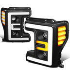 2017-2019 Ford F-250 F-350 F-450 F-550 3D LED DRL Projector Headlights