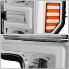 2017-2019 Ford F-250 F-350 F-450 F-550 Super Duty 3D LED DRL Projector Headlights