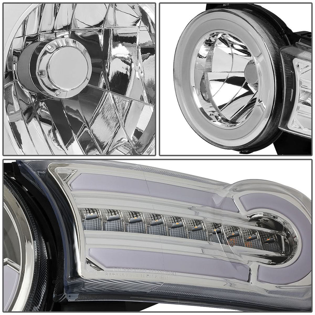 07-14 Toyota FJ Cruiser LED DRL Sequential Turn Signal Headlights